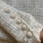 L'Agence  Brooke Open-Front Tweed Blazer Coat Jacket Ivory Light Gold size 10 Photo 6