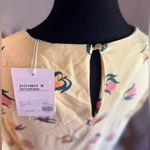 COMPANIA FANTASTICA ESTAMPADO NWT MEDIUM JUST PEACHY PINK AND ORANGE DRESS Pink Photo 13