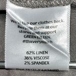 Eileen Fisher Linen Blend Straight Leg Pants Women 8P Olive Stretch Normcore Photo 6