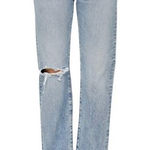 Moussy Vintage Women's Hesperia Straight Leg Denim Jeans, Size 25, Like New Blue Photo 0