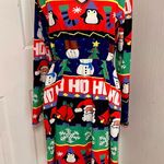 Festive Christmas Holiday Dress E4 Size M Photo 2