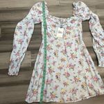 Faithfull the Brand NWT  Ira Mini Dress in Juliette Blue Floral Print Size M Photo 7