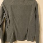 The North Face Womens Glacier 1/4 Zip Fleece Gray White Logo Size Medium Photo 0