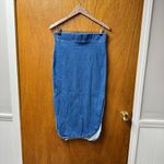 Frank & Eileen Donegal Unforgettable Italian Performance Denim Midi Skirt 10 Photo 12
