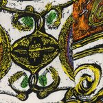 Platinum Dorothy Schoelen Vintage Colorful
Abstract Print Rayon Tank Mini Dress Orange Size 2 Photo 3