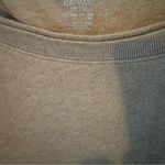 Lands' End  Canvas Knit Long Sleeve Sweatshirt Tunic  Brown Tan, Side Buttons Photo 6