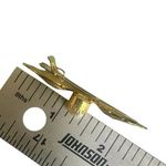 Lady Ellen Gold Leaf Hair Clip w/ Faux Pearl Photo 3