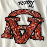 Auburn University Patchwork White Tee Game Day Tailgate Collegiate Spirit Sz L Size L Photo 1