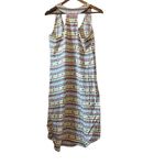 KAVU  Racerback High Low Dress‎ Multicolor Geometric Patterned Casual Photo 5
