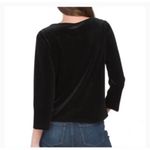 Rachel Zoe Velvet Black Top Size Small Photo 1