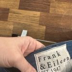 Frank & Eileen Women The Italian‎ Chino 1975 Blue Wash Denim Raw Hem size 2 Photo 8