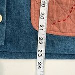 Vintage Casey Coleman Denim Embroidery Angels Lined Shacket M/L Corduroy Pockets Blue Size M Photo 10