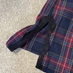 re:named  Plaid Mini Dress With Lace Trim Size L Photo 3