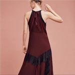 Moulinette Soeurs Janie Lace Halter Dress in Purple Black Size 2 Photo 2