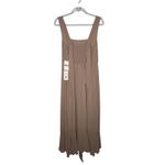 Show Me Your Mumu  -Claire Midi Dress- Soft Beige Chiffon- Size Large -NWT Photo 1