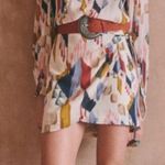 Sézane Sezane | NWT Palerme Dress in Ikat Rainbow | Sz 34 / US Sz 2 Photo 0