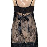Slinky Black Floral Lacy Babydoll Lingerie with Eyelash Accents S/M Size undefined Photo 1