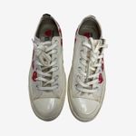 Comme Des Garçons PLAY x Converse Chuck Taylor Red Heart Low Top Sneakers 7M/ 9W White Size 9 Photo 7