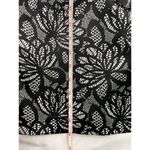 Joseph Ribkoff Black Ivory Lace Print Sheath Scoop Neck Dress Sleeveless Size 8 Photo 12