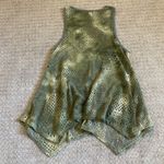 Lily by Firmiana Green Ombré Crochet Vest Tunic Size M Photo 1