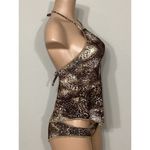 Becca New.  Animal print Ribbed Tankini Set. Normally $155 S-top/M-bottom Photo 5