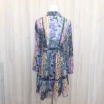 ZARA  Womens Patchwork Dress Sz S Multicolor Floral Sheer Amelie Boho Cottage Photo 8
