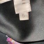 Ted Baker Vianna Gardens Frill Sleeve Dress A-line Black Floral Mini 5 = US 12 Photo 9