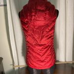 Michael Kors Mk size S puffer Red Quilted Hooded Vest with hood Photo 7