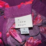 A New Day Dark Purple Floral Tiered Dress - , Womens Size S, Lightweight Photo 9