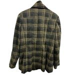 Nine West  Black and Tan Plaid Peacoat Jacket Coat with Belt Loops Womens 14 Photo 6