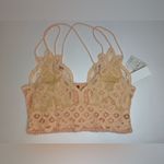 Intimately Free People NWT Adella Bralette in Electric Nectar Orange Mot Size S Photo 2