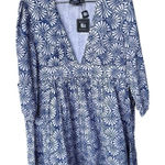 Madison Mathews Blue White Ainsley Mini Dress NWT S Photo 0