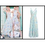 Alice + Olivia 💕 Karolina Paneled Halter Maxi Dress Photo 3