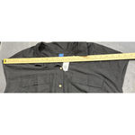 Old Navy Maxi Shirt Dress Black Rayon Blend Lagenlook Minimalist Pockets XL New Photo 5