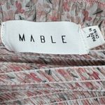 Mabel Daphne Ditsy Flower Ruffe Trim Smocked Midi Long Tube Dress Pink Large Photo 11