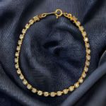 Vintage Gold Plated Tennis Bracelet Photo 0
