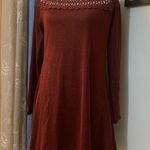 AX Paris Maroon Off the Shoulder Dress Photo 1