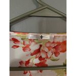 Blu Planet Floral Fringe Kimono Size Medium White Photo 5