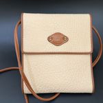 Esprit Vintage 90s Two-tone Pebbled Leather Crossbody Wallet Bag Photo 0