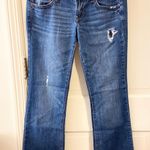 American Eagle  favorite boyfriend flare raw hem jeans Photo 0