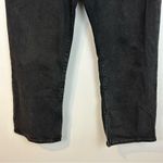 Good American  Straight Leg Black Jeans w/ Side Anlke Slit  Size 18 Photo 7