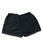 American Eagle  Outfit Black Embroidered Shorts Womens L Boho Festival Casual Photo 2