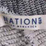 Nation Ltd Gray Side Stripe Elastic Waist Ankle Sweatpants Small (Est.) Photo 5