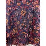 Karen Millen Purple Floral Intracate Laced Dress Lined Size 8 Photo 9