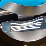 Kate Spade  BLACK  / WHITE STRIPE CROSSBODY SATCHEL Photo 5