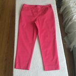 Jones New York Stretch Crop Pants Capris Bright Pink - Size 14 Photo 6