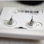 Source Unknown New Glittering Swarovski Crystal Post/Stud Bridal/Prom Silver Tone Earrings Photo 3