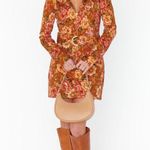 Show Me Your Mumu Outlaw Long Sleeve Dress in Garden Harvest Denim L NWT Photo 6