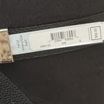 Michael Kors Gray and Black Textured Reversible Belt with MK Buckle Photo 4