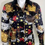 Moschino Rare Jeans Vintage Panettone Holiday Jacket Photo 0